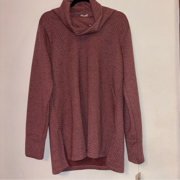 RBX Women's Active Quilted Cowl Neck Pullover Tunic Top Size XL - Picture 1 of 7